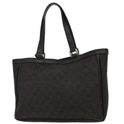 Gucci Black Canvas GG Tote Handbag 268639 213317 AQ00316