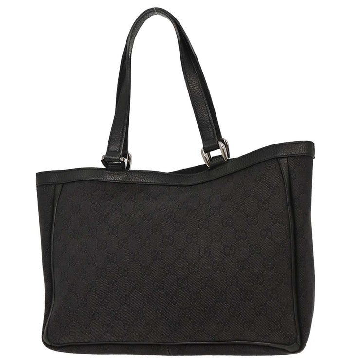 Gucci Black Canvas GG Tote Handbag 268639 213317 AQ00316