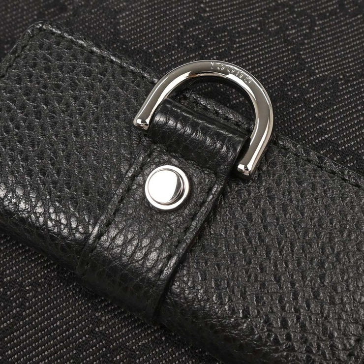 Gucci Black Canvas GG Tote Handbag 268639 213317 AQ00316