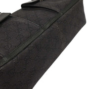 Gucci Black Canvas GG Tote Handbag 268639 213317 AQ00316