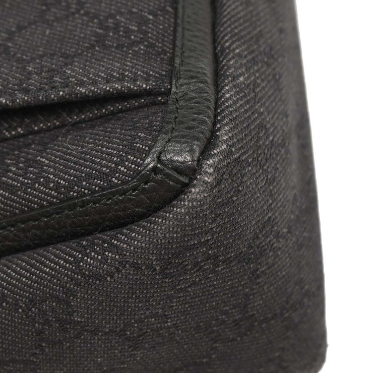 Gucci Black Canvas GG Tote Handbag 268639 213317 AQ00316