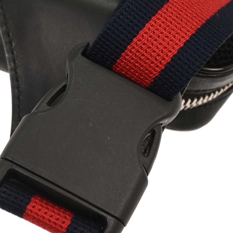 Gucci Black PVC GG Waist Bum Bag 474293 200047 AQ00318