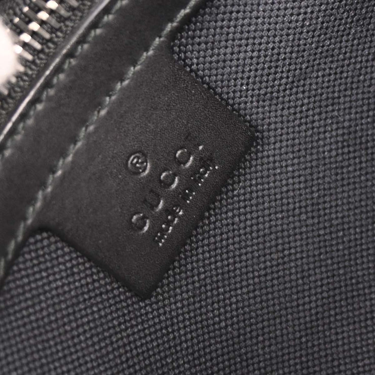 Gucci Black PVC GG Waist Bum Bag 474293 200047 AQ00318