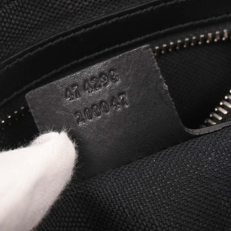 Gucci Black PVC GG Waist Bum Bag 474293 200047 AQ00318