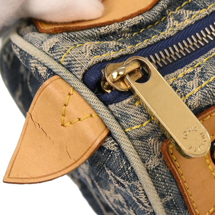 Louis Vuitton Blue Monogram Denim Neo Speedy Handbag M95019 SP1025 AQ00321