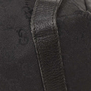 Gucci Black Canvas GG Hobo Handbag 130736 3444 AQ00322