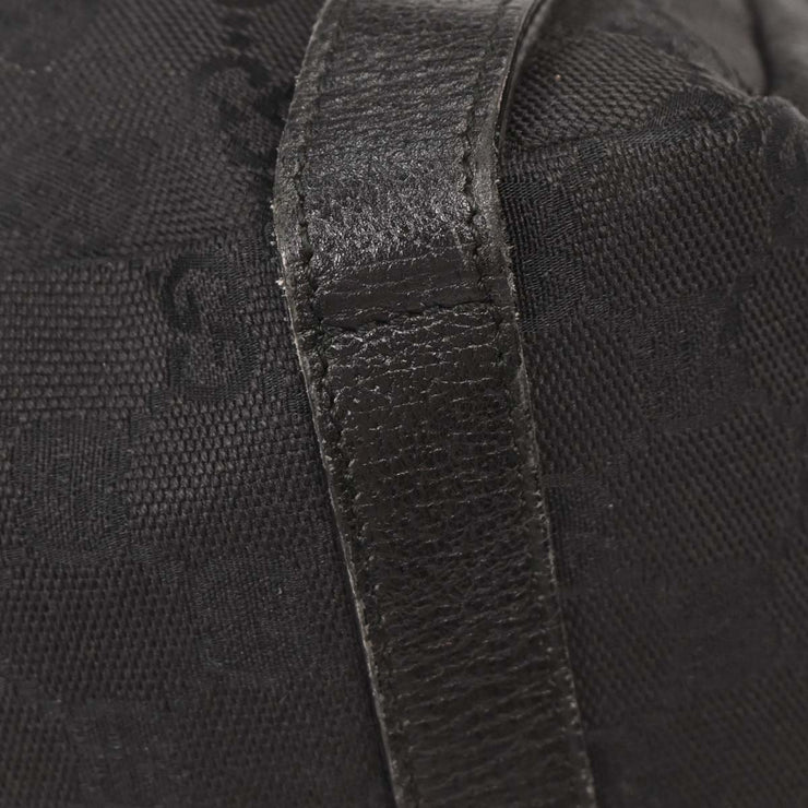 Gucci Black Canvas GG Hobo Handbag 130736 3444 AQ00322