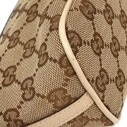 Gucci Beige Canvas GG Pouch Handbag 07198 2123 AQ00323