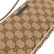 Gucci Beige Canvas GG Pouch Handbag 07198 2123 AQ00323
