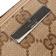 Gucci Beige Canvas GG Pouch Handbag 07198 2123 AQ00323