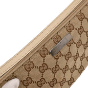 Gucci Beige Canvas GG Pouch Handbag 07198 2123 AQ00323