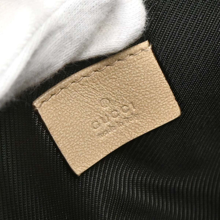 Gucci Beige Canvas GG Pouch Handbag 07198 2123 AQ00323