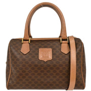 Celine Brown Macadam 2way Handbag JM13 AQ00324