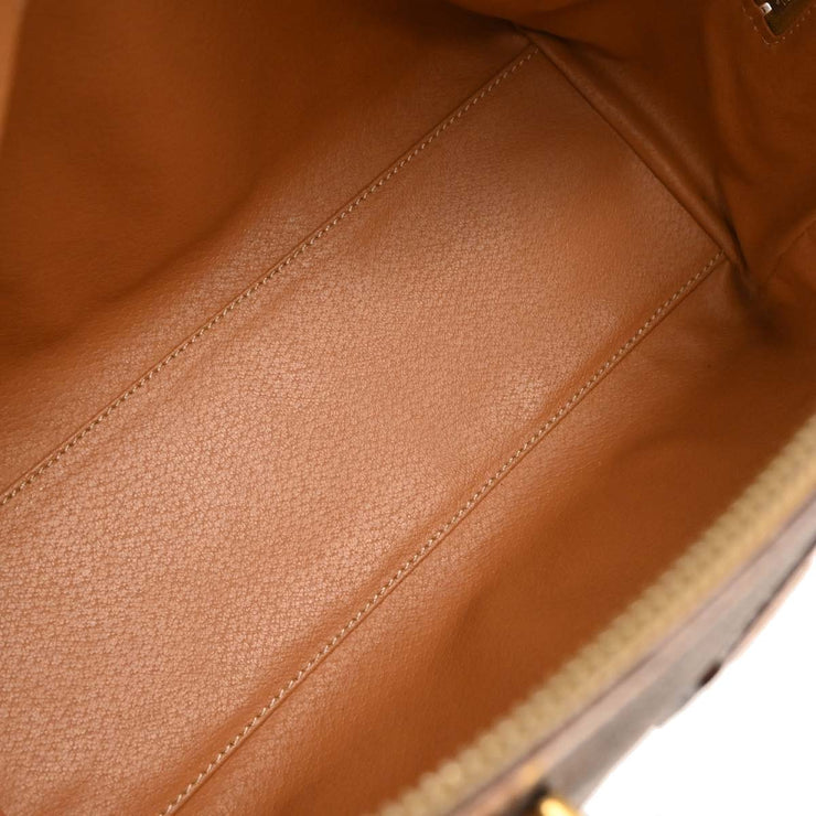 Celine Brown Macadam 2way Handbag JM13 AQ00324
