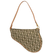Christian Dior Green Trotter Saddle Handbag MC1011 AQ00328