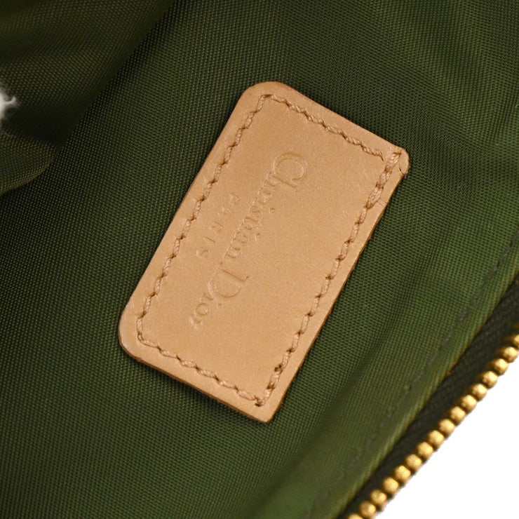 Christian Dior Green Trotter Saddle Handbag MC1011 AQ00328