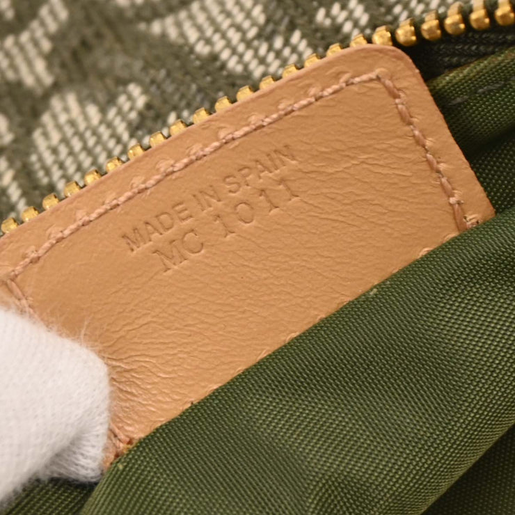 Christian Dior Green Trotter Saddle Handbag MC1011 AQ00328