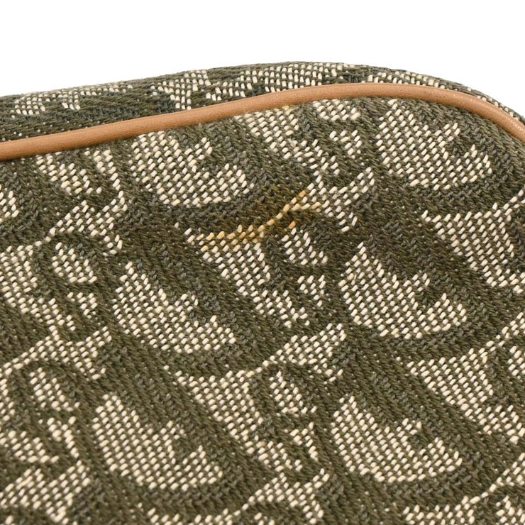 Christian Dior Green Trotter Saddle Handbag MC1011 AQ00328