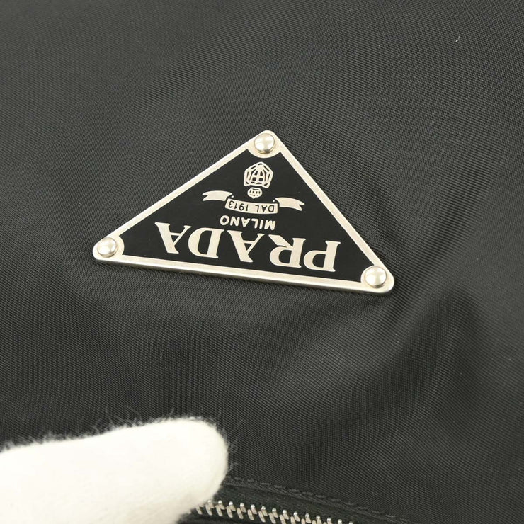 Prada Black Nylon Handbag 148 AQ00330