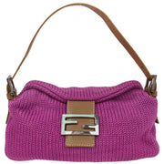Fendi Purple Wool Handbag 2354/26725/018 AQ00333