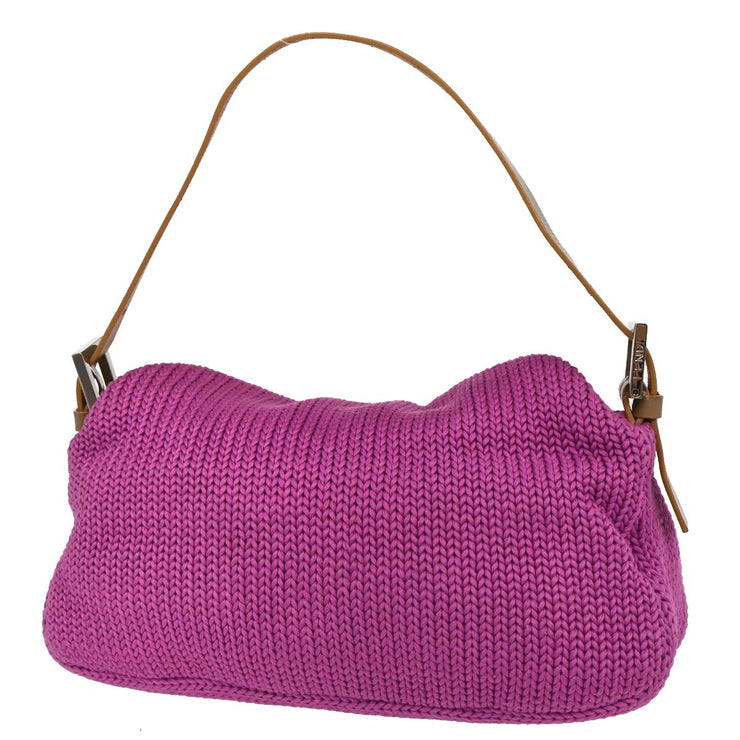 Fendi Purple Wool Handbag 2354/26725/018 AQ00333