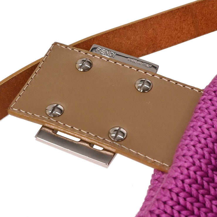 Fendi Purple Wool Handbag 2354/26725/018 AQ00333