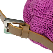 Fendi Purple Wool Handbag 2354/26725/018 AQ00333