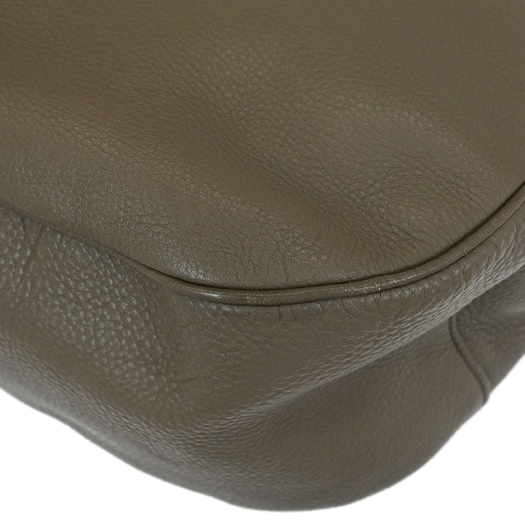 Prada Brown Leather Hobo Shoulder Bag 58/F/164 AQ00334