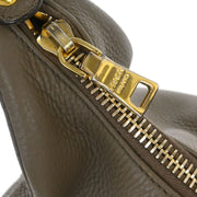 Prada Brown Leather Hobo Shoulder Bag 58/F/164 AQ00334