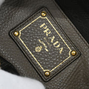 Prada Brown Leather Hobo Shoulder Bag 58/F/164 AQ00334