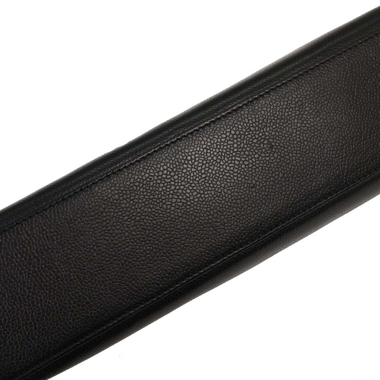 Chanel Black Calfskin Briefcase Business Handbag AQ00338