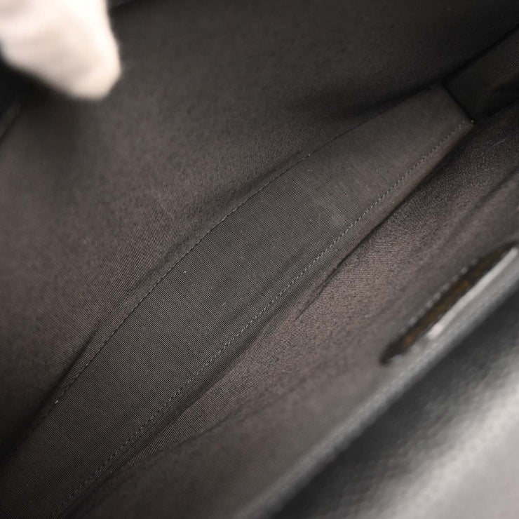 Chanel Black Calfskin Briefcase Business Handbag AQ00338