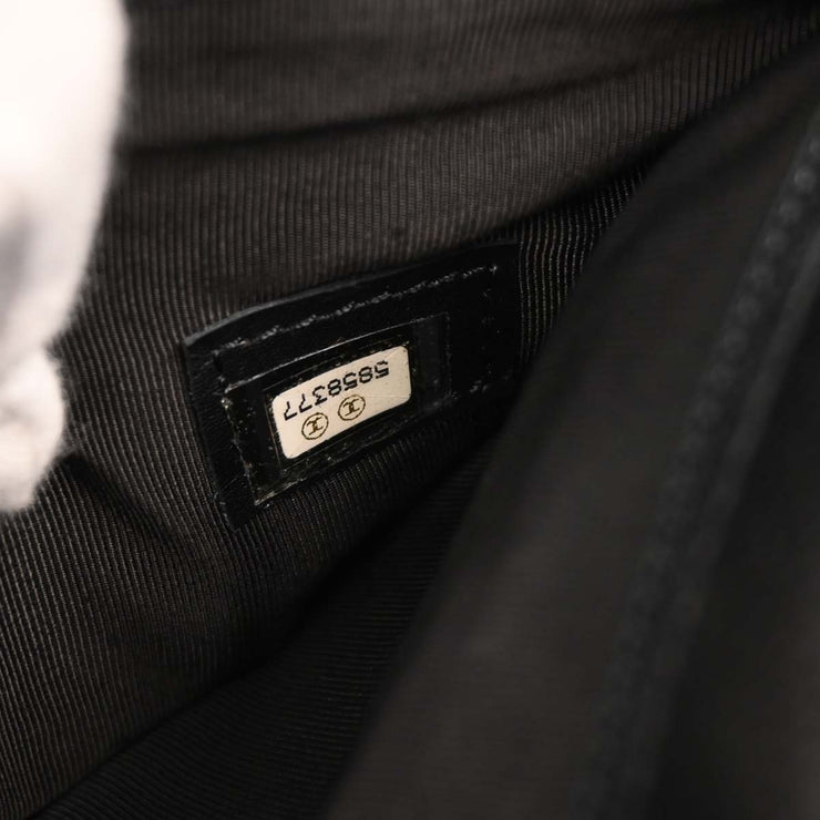 Chanel Black Calfskin Briefcase Business Handbag AQ00338