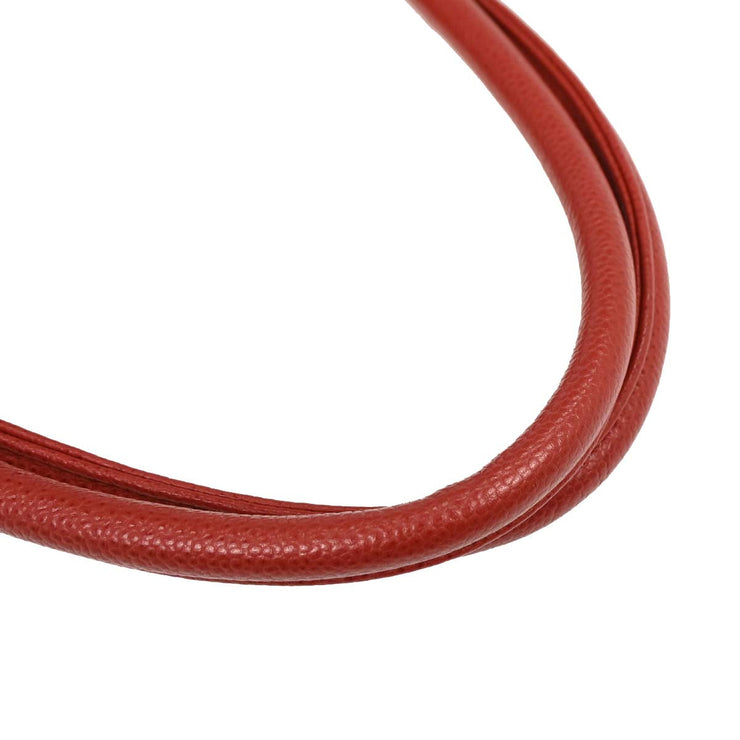 Chanel Red Calfskin Medallion Tote Handbag AQ00351