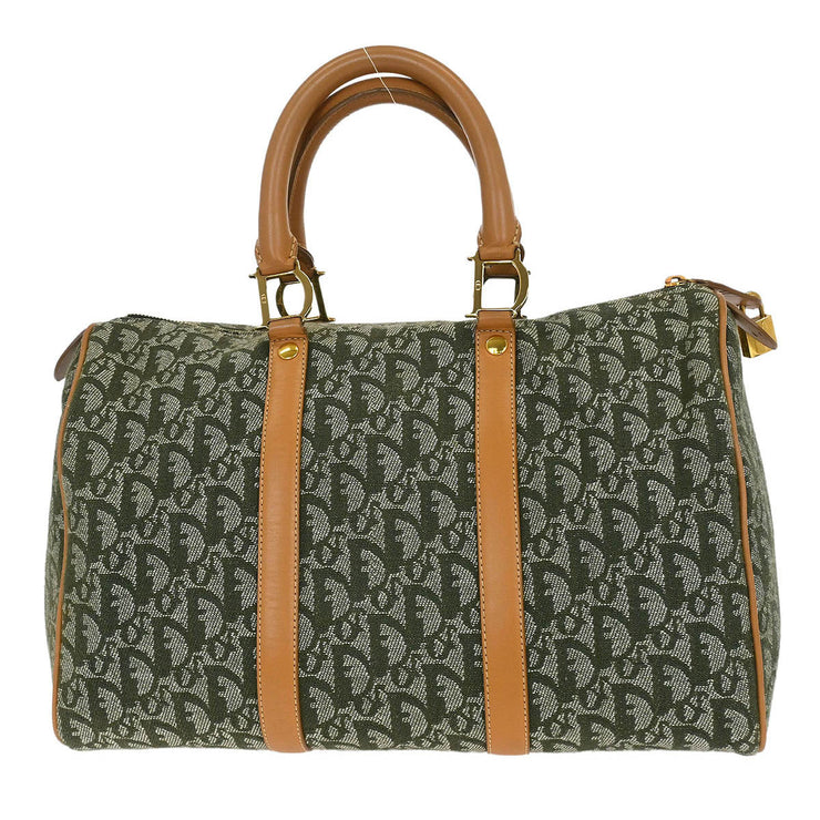 Christian Dior Green Trotter Duffle Handbag PZ0701 AQ00353