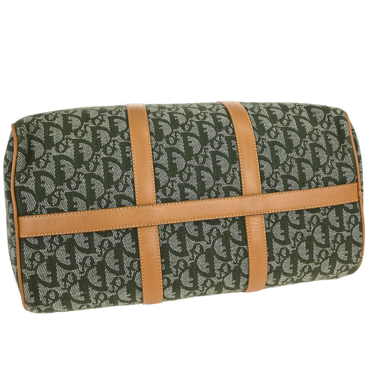 Christian Dior Green Trotter Duffle Handbag PZ0701 AQ00353