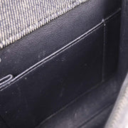 Chanel Gray Canvas Choco Bar Shoulder Bag AQ00355