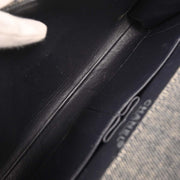 Chanel Gray Canvas Choco Bar Shoulder Bag AQ00355