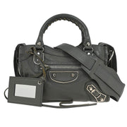 Balenciaga Gray The City Mini Handbag 390160.1360.Z.528147 AQ00370