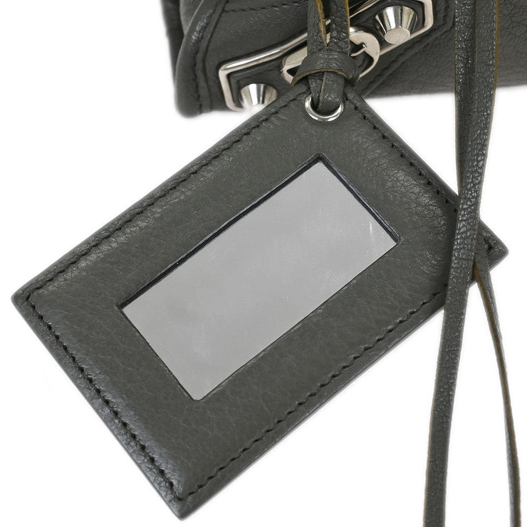 Balenciaga Gray The City Mini Handbag 390160.1360.Z.528147 AQ00370