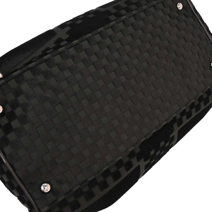 Chanel Black Velvet Handbag AQ00375