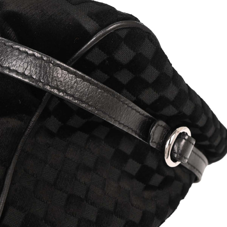 Chanel Black Velvet Handbag AQ00375