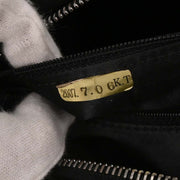 Chanel Black Velvet Handbag AQ00375