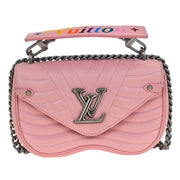 Louis Vuitton Pink Wave Chain Bag MM Shoulder Bag M51944 NZ2148 AQ00378