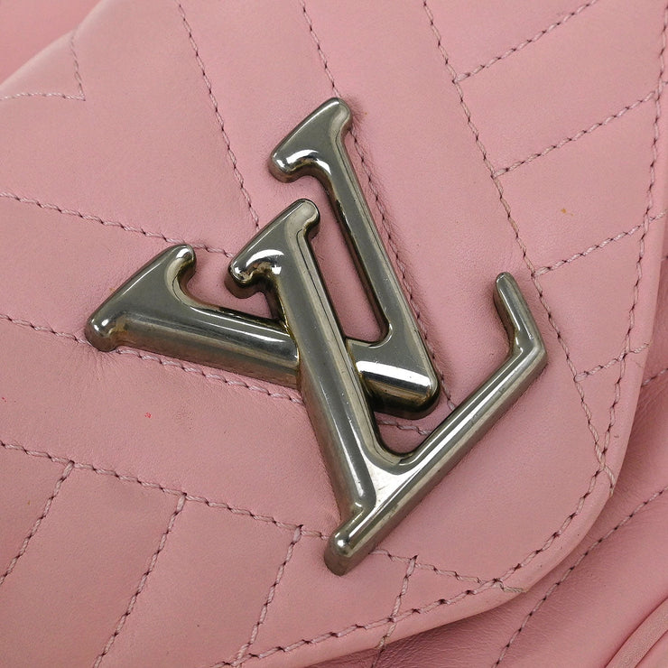 Louis Vuitton Pink Wave Chain Bag MM Shoulder Bag M51944 NZ2148 AQ00378