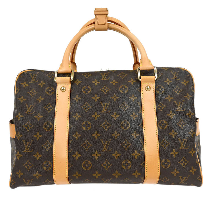 Louis Vuitton Monogram Carryall Duffle Bag M40074 TJ0160 AQ00386