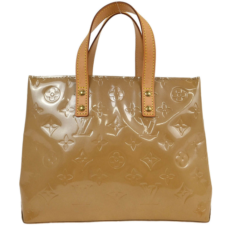 Louis Vuitton Beige Vernis Reade PM Tote Handbag M91334 MI0055 AQ00388