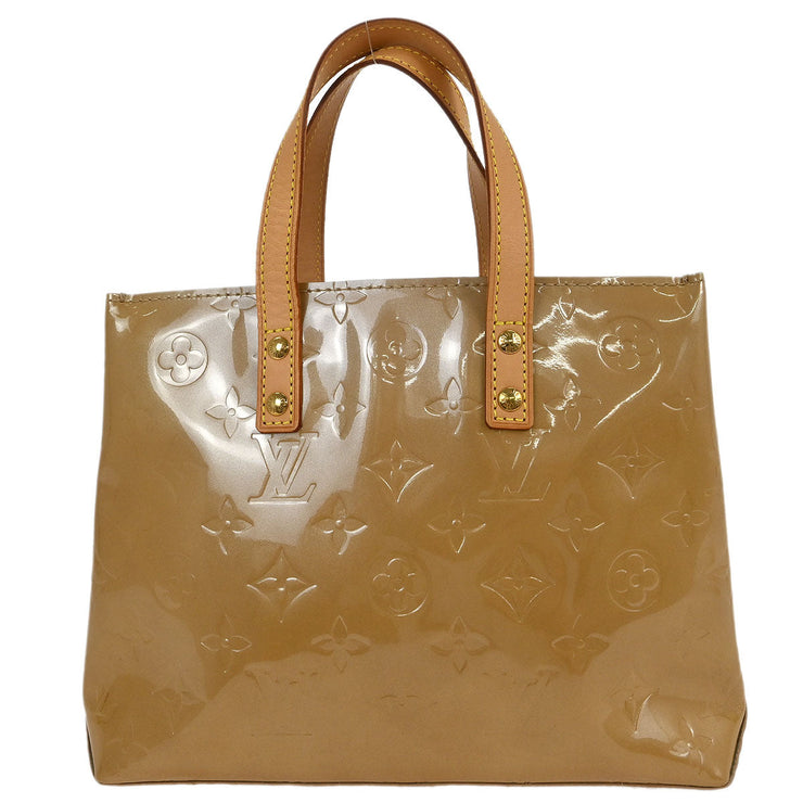 Louis Vuitton Beige Vernis Reade PM Tote Handbag M91334 MI0055 AQ00388