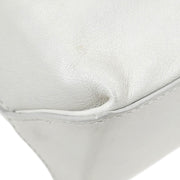 Chanel White Calfskin Handbag AQ00393