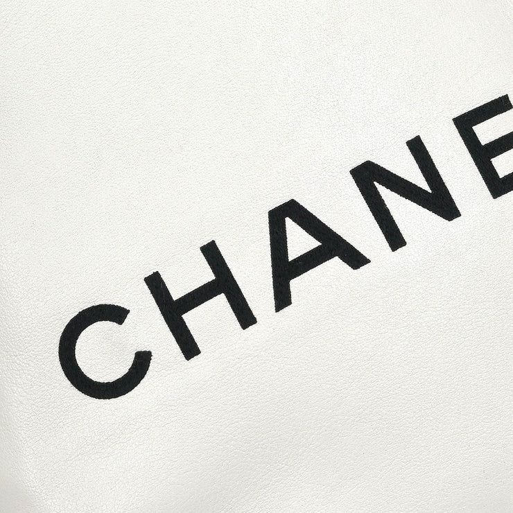 Chanel White Calfskin Handbag AQ00393